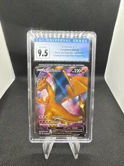 Pokemon - Charizard V Black Star Promo SWSH050 2020 Champion's Path - CGC 9.5 - Image 1