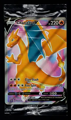 Charizard V Black Star Promo - Champion Path ETB - Sealed Pack Pokemon Card - Image 1