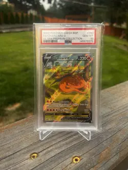 Pokemon Charizard V SWSH260 PSA 10 Full Art Holo Promo 2022 English - Image 1