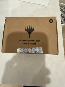 MTG Magic The Gathering Secret Lair Commander Deck Goblin Storm Sealed In Hand - Image 1