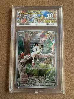 Pokemon TCG | Phantasmal Flames - Meowth 106/094 - ACE 10 graded - Image 1