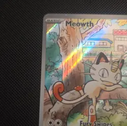 Pokemon TCG: Me02 Phantasmal Flames: 106/094 Meowth IR Full Art Holo Basic - Image 2