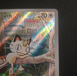 Pokemon TCG: Me02 Phantasmal Flames: 106/094 Meowth IR Full Art Holo Basic - Image 3