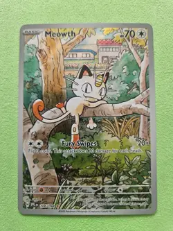 Pokemon TCG Meowth 106/094 Phantasmal Flames NM Condition - Image 2
