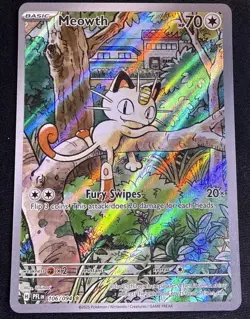 Pokemon TCG Meowth 106/094 – Phantasmal Flames – English IR (Illustration Rare) - Image 1