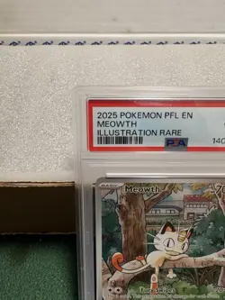 Pokemon TCG: Meowth #106/094 Illustration Rare, Phantasmal Flames, PSA 10 GM MT. - Image 2