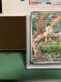 Pokemon TCG: Meowth #106/094 Illustration Rare, Phantasmal Flames, PSA 10 GM MT. - Image 5