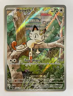 Pokemon TCG Meowth 106/094 Illustration Rare Holo Me02 Phantasmal Flames ENG - Image 1