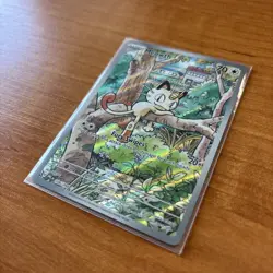 Pokemon TCG Meowth 106/094 Phantasmal Flames Full Art English - NM - Image 3