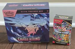 Pokemon TCG Chaos Rising Elite Trainer Box ETB/Booster Bundle/Promo Card Delphox - Image 1