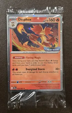 Pokemon TCG Chaos Rising Elite Trainer Box ETB/Booster Bundle/Promo Card Delphox - Image 3