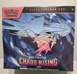 Mega Evolution: Chaos Rising Elite Trainer Box Pokemon TCG English NEW - Image 1