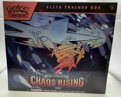 Pokemon TCG Mega Evolution Chaos Rising Elite Trainer Box ETB - Image 1