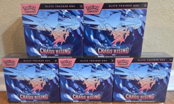 Pokemon TCG Mega Evolution Chaos Rising Elite Trainer Box ETB Lot of 5 SEALED - Image 1
