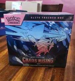 Pokemon TCG Chaos Rising Elite Trainer Box ETB Mega Evolutions Sealed - Image 1