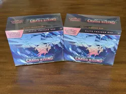 2X Pokemon TCG Chaos Rising ETB Elite Trainer Box - Brand New & Sealed - Image 2
