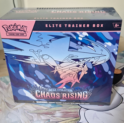 Pokemon TCG Elite Trainer Box Mega Evolution: Chaos Rising English 6+ - Image 1
