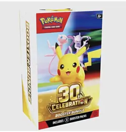 3X Pokemon TCG 30th Celebration Booster Bundle Box - 6 Booster Packs (PREORDER) - Image 2