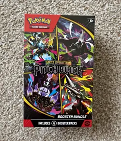 Pokemon TCG Mega Evolution—Pitch Black Booster Bundle Box - 6 Booster Packs - Image 1