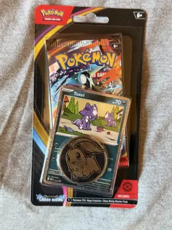 Pokemon TCG Mega Evolutions Chaos Rising Booster Pack with Toxel Card Sealed - Image 1