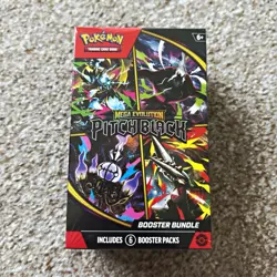 Pokemon Pokemon TCG Mega Evolution Pitch Black Booster Bundle Sealed Box 6 Packs - Image 1