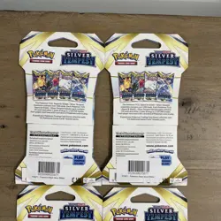 4 x Silver Tempest Sleeved Booster Pack Art Set - New & SEALED Pokemon TCG Cards - Image 5
