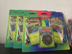 3x Pokemon TCG Phantasmal Flames Double Blister Packs + Mega Charizard X EX Tin - Image 4