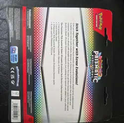 Pokemon TCG Prismatic Evolutions Tech Sticker Collection 3 Booster Packs MPN - Image 2