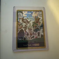 One Piece OP14 EB04 Gold DON!! Card (Egghead) (Gold) The Azure Sea's Seven Foil - Image 1