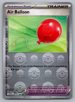 Air Balloon (Poke Ball Pattern) Uncommon Pokemon SV: Black Bolt 079/086 NM - Image 1