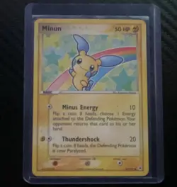 Pokemon TCG Minun 67/101 Hidden Legends Common Regular English Basic 50 HP - Image 1