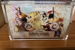 Disney Lorcana TCG Fabled Booster Box With Acrylic Case - Image 1