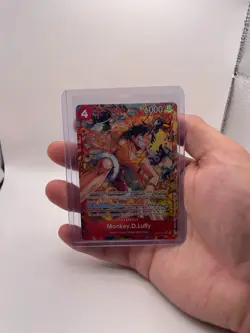 One Piece Monkey D Luffy Alt Art OP16-015 The Time of Battle SR Parallel Card NM - Image 3