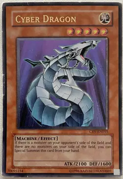 Yugioh Cyber Dragon CRV-EN015 Unlimited Ultimate Rare EURO - Image 1
