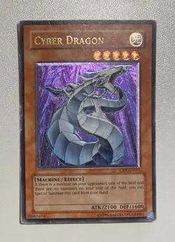 Yugioh Cyber Dragon CRV-EN015 Unlimited Ultimate Rare EURO - Image 3
