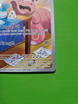 Pokemon TCG Lickitung Scarlet Violet Temporal Forces 180/162 Illustration Rare - Image 4