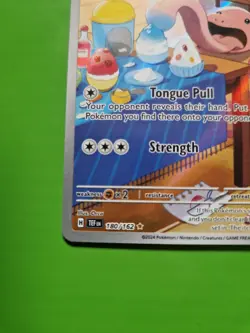 Pokemon TCG Lickitung Scarlet Violet Temporal Forces 180/162 Illustration Rare - Image 5