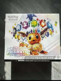 Pokemon TCG Prismatic Evolutions ETB Elite Trainer Box Sealed - Image 1