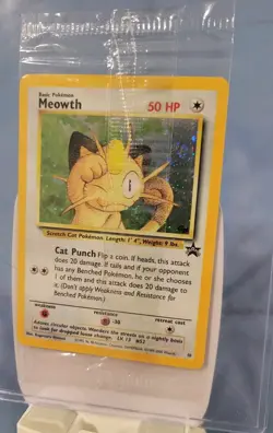 Pokemon TCG Meowth 10 Promo Sealed Wizards Black Star Holo - Image 5