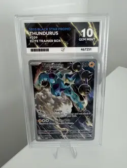 Pokemon Tcg Thundurus Black Star Promo #209 Etb Ace Graded 10 Slab NOT PSA 10 - Image 3