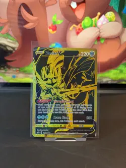 Zacian V - SWSH076 - Black Star Promo - Pokemon Card NM TCG Rare Gold Holo - Image 1