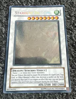 Yu-Gi-Oh! TCG Stardust Dragon TDGS-EN040 Ghost Rare Unlimited - Image 1