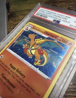 Pokemon Special Delivery Charizard Holo Swsh Promo 075 P.M. Center UK PSA 10 - Image 1