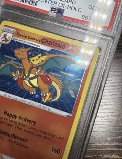 Pokemon Special Delivery Charizard Holo Swsh Promo 075 P.M. Center UK PSA 10 - Image 5