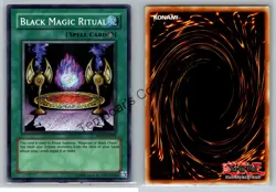 Black Magic Ritual PP01-EN002✨2007 Premium Pack✨Yu-Gi-Oh! TCG✨Super Rare Holo✨NM - Image 1