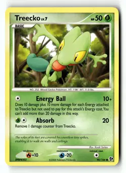 Pokemon Card Treecko LP Great Encounters 90/106 - Image 1