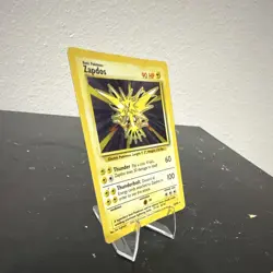 Pokemon TCG Zapdos 16/102 Base Set Holo Rare Unlimited 90 HP English 1999 - Image 3