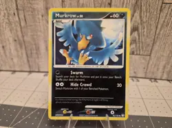 Pokemon 2007 Murkrow Mysterious Treasures Reverse Holo Common Card 90/123 EX+ NM - Image 1