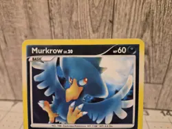 Pokemon 2007 Murkrow Mysterious Treasures Reverse Holo Common Card 90/123 EX+ NM - Image 2