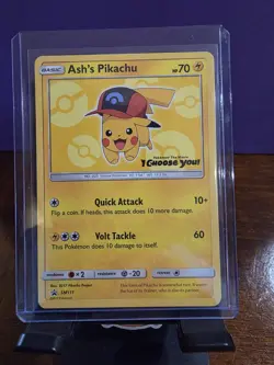 The Pokemon Company Ash's Pikachu SM111 SM Promo Regular English Pokemon TCG - Image 1